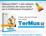Certificazione Energetica: passa a TerMus CE… è già conforme e disponibile!