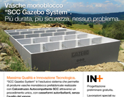 Vasche in Calcestruzzo Autocompattante “SCC Gazebo System”