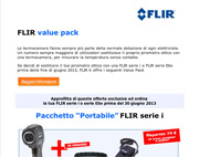 FLIR value pack – approfitta delle offerte esclusive e scopri la termografia