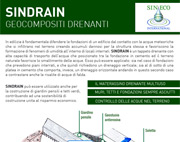 Geocompositi drenanti SINDRAIN – Sineco International