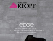 Scopri il carattere di Edge di Ceramiche Keope, la nuova collezione di pavimenti in gres porcellanato!
