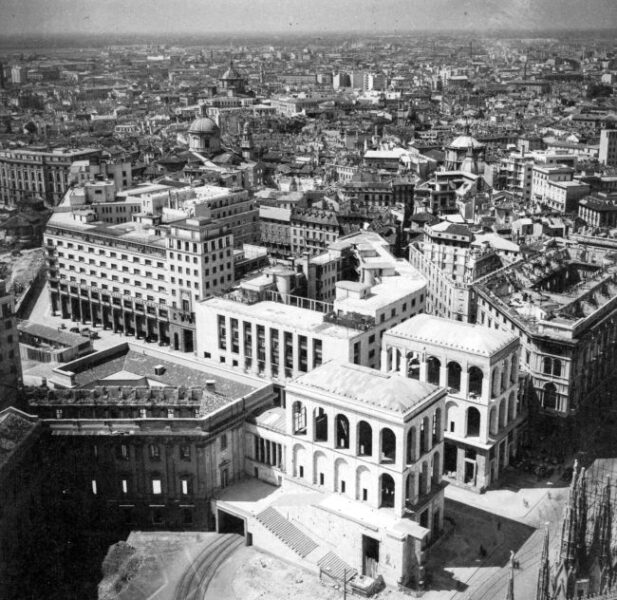 Vista dall’alto del Palazzo dell’Arengario