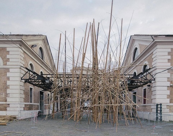 Big Bambù, la struttura di canne di bambù alta 25 metri