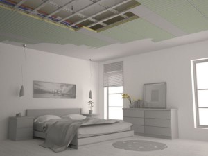 Sistema radiante a soffitto e parete b!klimax di RDZ