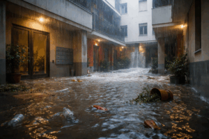 Allagamento da pioggia, condominio condannato per mancata manutenzione