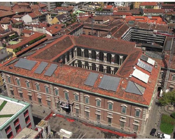 Ristrutturazione della copertura del complesso monumentale di Brera in Milano