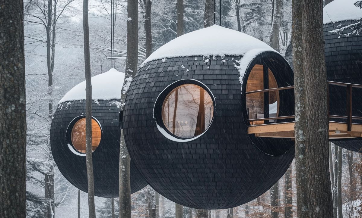 Burl Treehouse: la casa sull’albero dalla forma sferica