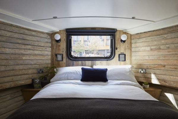 La camera da letto dell'albergo Boathouse London La camera da letto dell'albergo Boathouse London