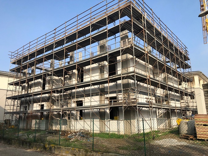 Cantiere aperto in provincia di Bologna, con Xella Italia