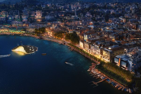 Lugano, il lungolago secondo carlo ratti associati