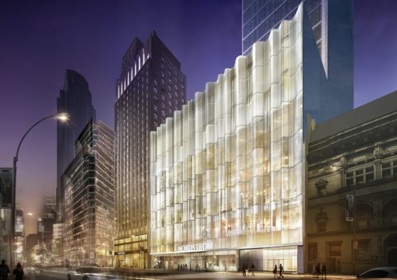 Nuovo flagship store Nordstrom nel Central Park Tower