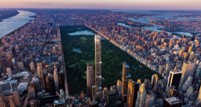 Central Park Tower a New York: l’edificio residenziale più alto al mondo