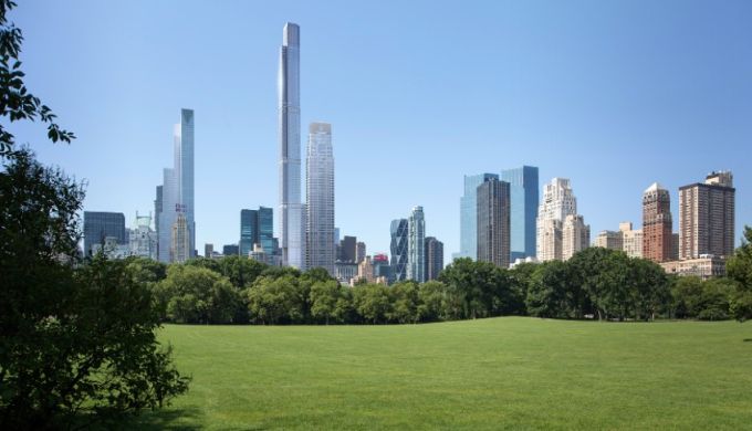 Central Park Tower, l’edificio tutto acciaio e vetro a New York