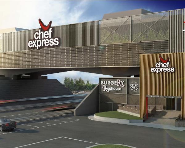 Nuova area a ponte Chef Express di Novara
