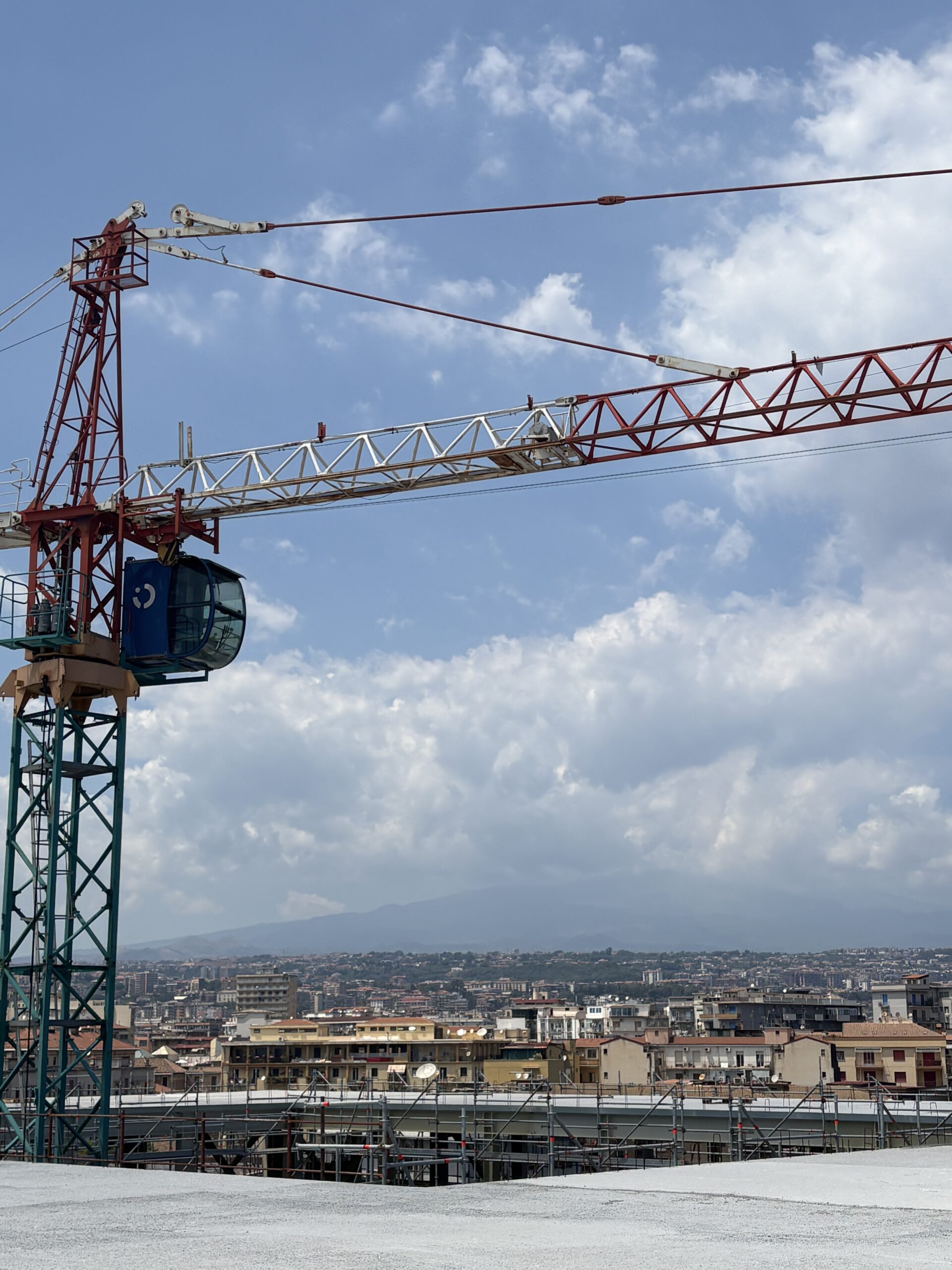 Il cantiere della Cittadella Giudiziaria di Catania Il cantiere della Cittadella Giudiziaria di Catania