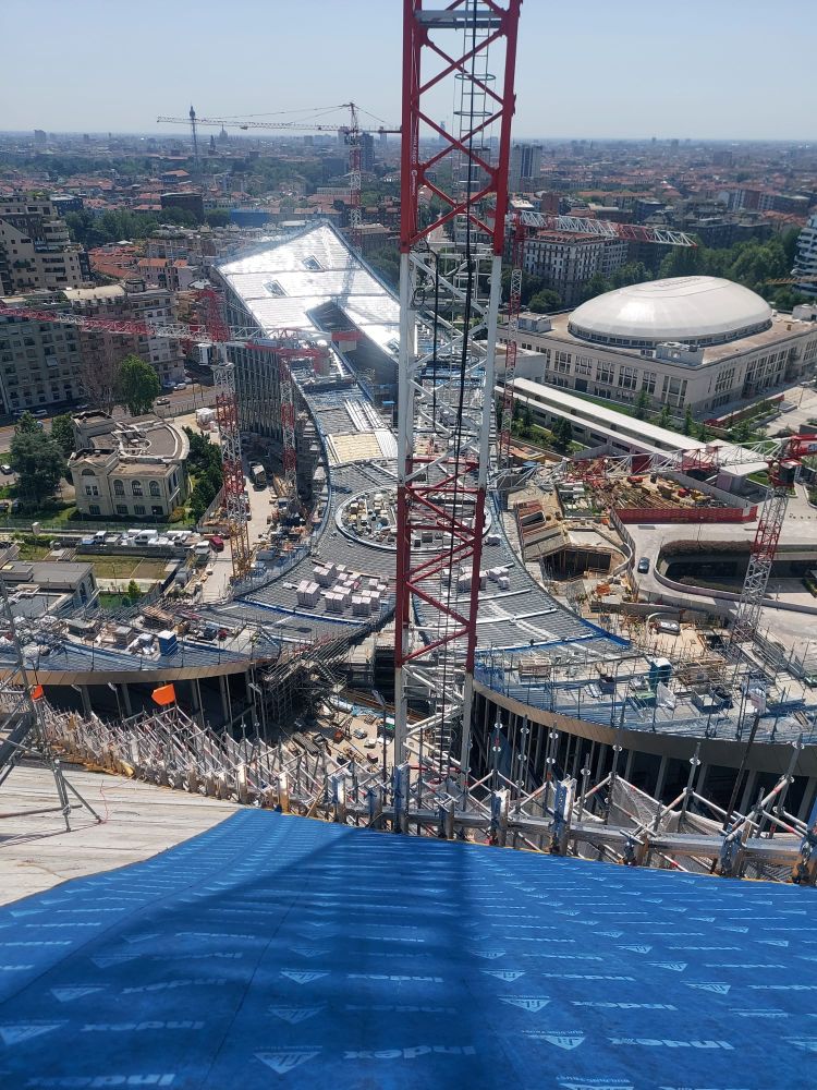 CityWave a Milano: dettaglio geometria della copertura CityWave a Milano: dettaglio geometria della copertura