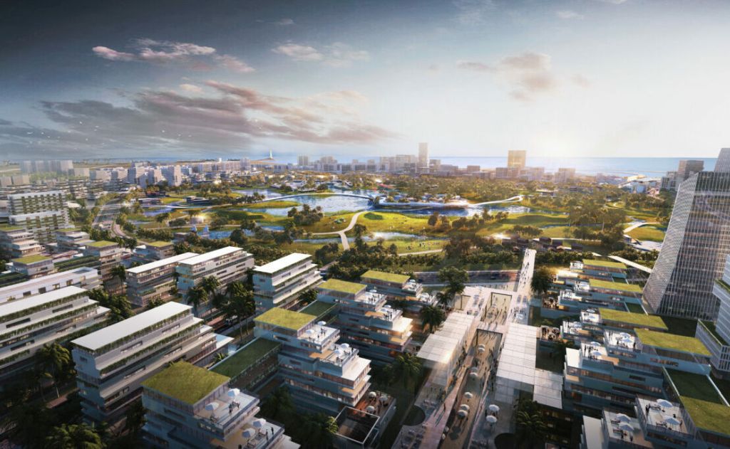 Conceptual Planning and Urban Design in the Coastal Area of Dong Fang City, progetto finalista del World Architecture Festival 