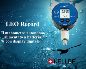 Test di pressione su condotte idriche con LEO Record di Keller