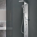 Quarantacinque: colonna doccia con installazione ad angolo