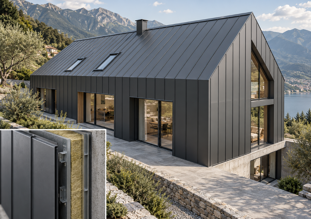 Coperture e facciate metalliche: prestazioni, durabilità e dettagli di posa Coperture e facciate metalliche: prestazioni, durabilità e dettagli di posa