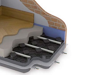 JODO Floor: sistema radiante per riscaldamento e raffrescamento a pavimento