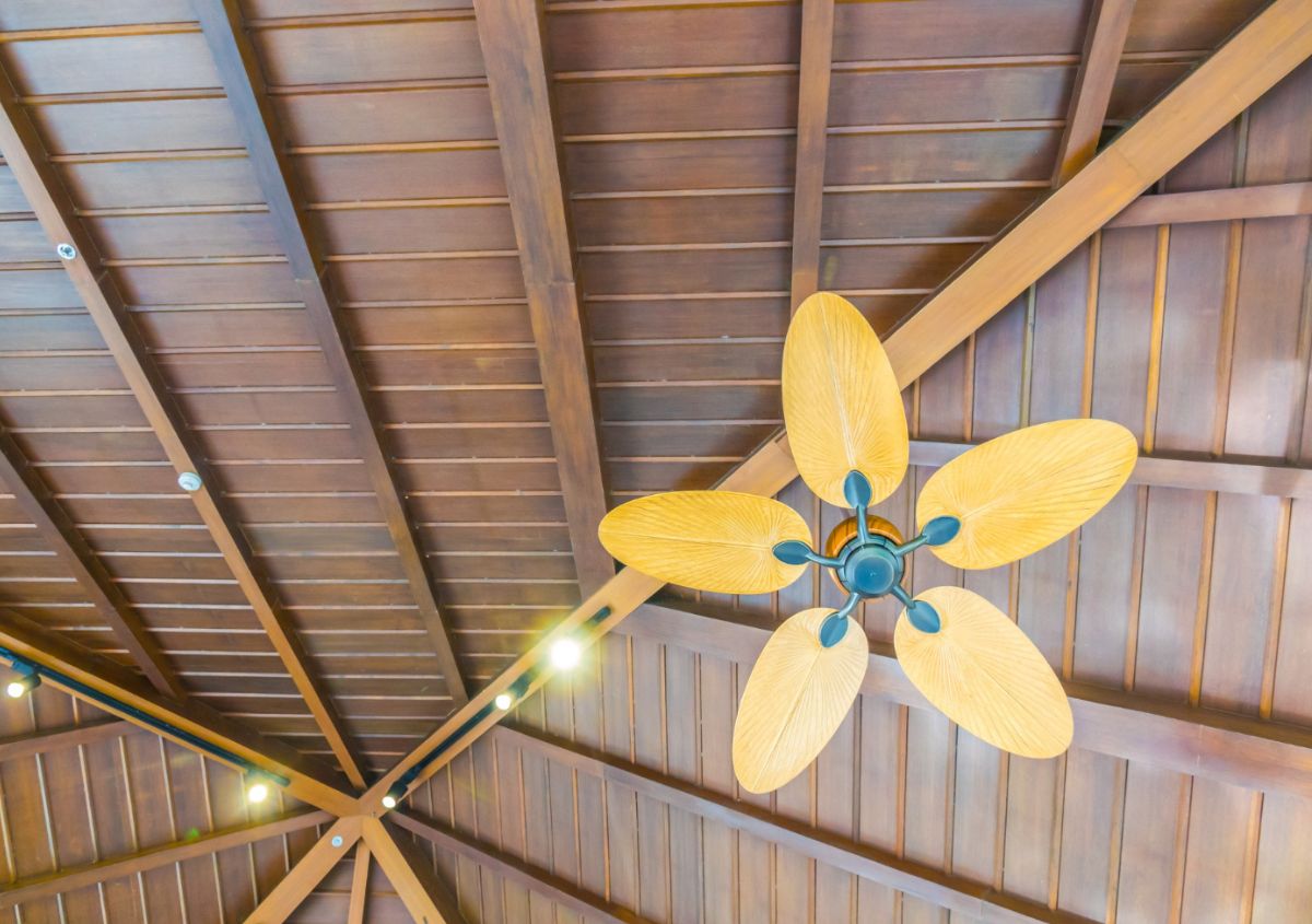 Manutenzione del tetto in legno