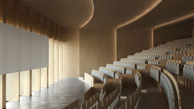 Approccio circolare e sostenibile per l'aula magna dell’Università di Tilburg Approccio circolare e sostenibile per l'aula magna dell’Università di Tilburg
