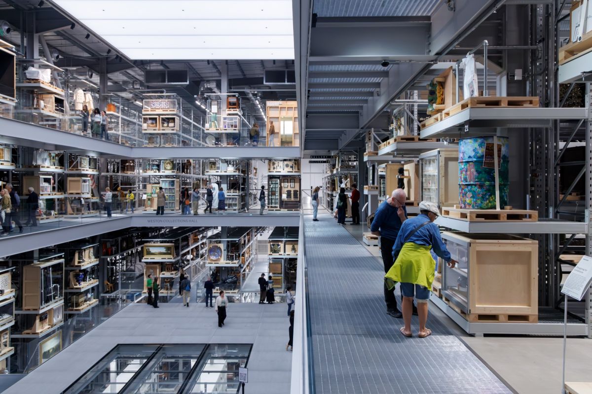 Interno V&A East Storehouse, progetto di riqualificazione firmato Diller & Scofidio a Londra Interno V&A East Storehouse, progetto di riqualificazione firmato Diller & Scofidio a Londra