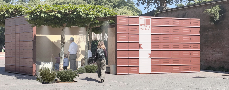DOMINO, i rifugi climatici modulari per il centro storico UNESCO di Ferrara
