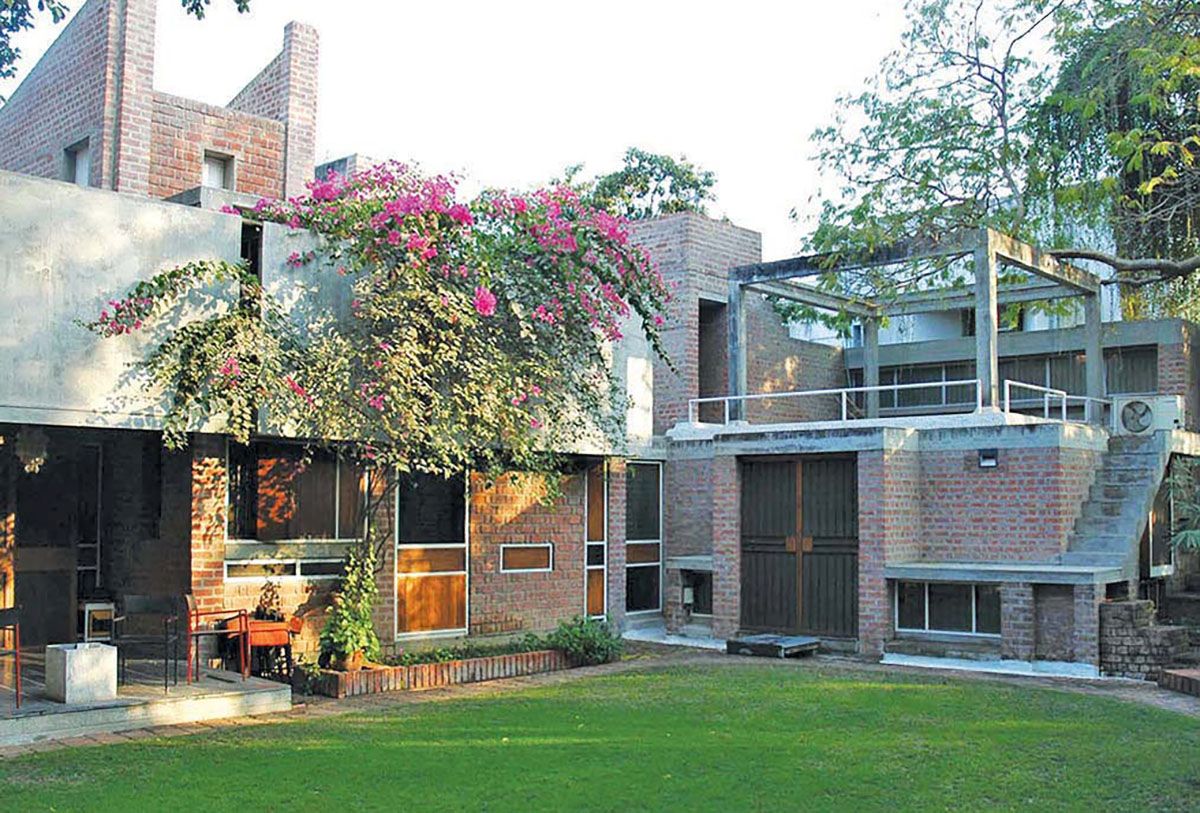 Kamala House, residenza dell'architetto Doshi ad Ahmedabad