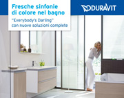 Duravit presenta Darling New: fresche sinfonie di colore nel bagno