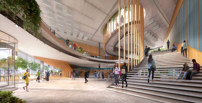 Campus echo: spazi flessibili di aggregazione