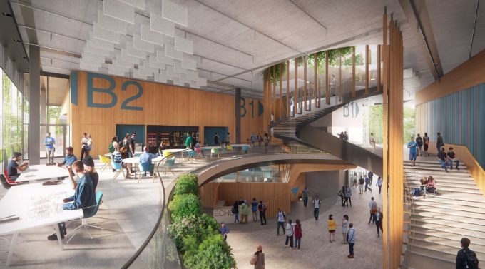 Campus echo: spazi flessibili di aggregazione