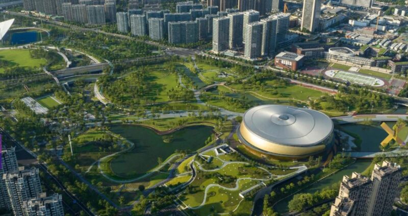 Eco Park Hangzhou: il paesaggio diventa infrastruttura ecologica