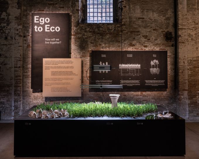 Ego to eco: una vera foresta in miniatura installata alla Biennale di Venezia