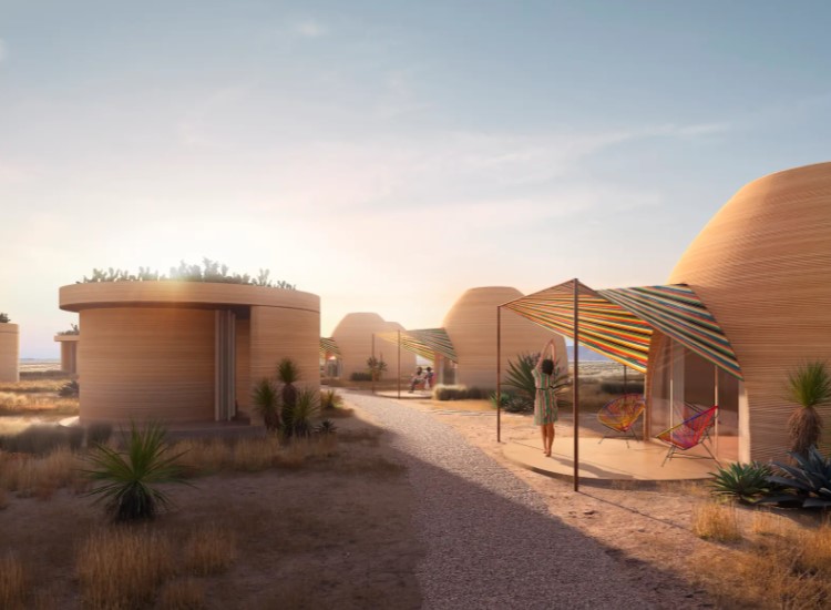 El Cosmico: l’hotel realizzato con stampa 3D offre un approccio innovativo al concetto di ospitalità