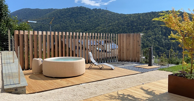 Supporti Pedestal per un'elegante villa privata in Piemonte