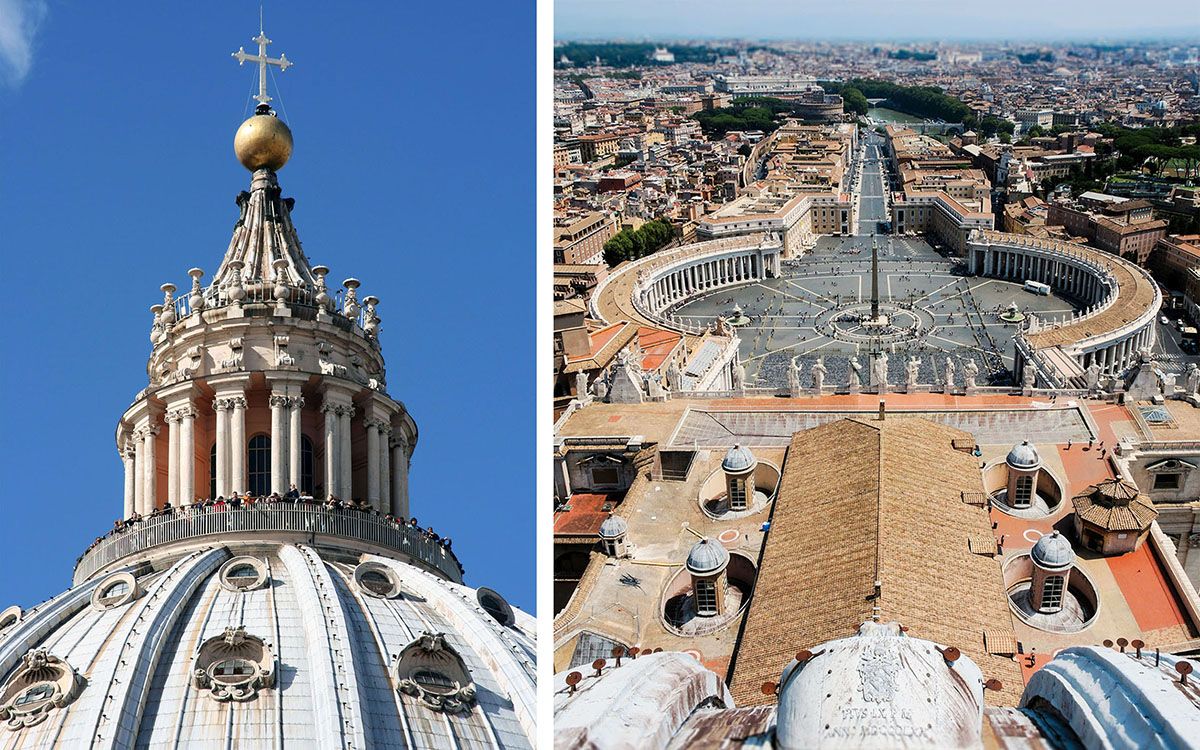 Visitare la Basilica e la cupola di S. Pietro