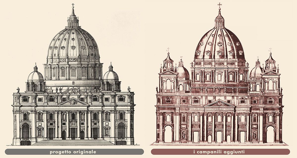 I campanili della Basilica di San Pietro