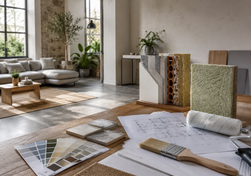 Finiture interne: pitture, materiali e salubrità degli ambienti