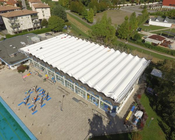 Sistemi Cool Roof FLAG® per la Piscina Comunale di Vittorio Veneto