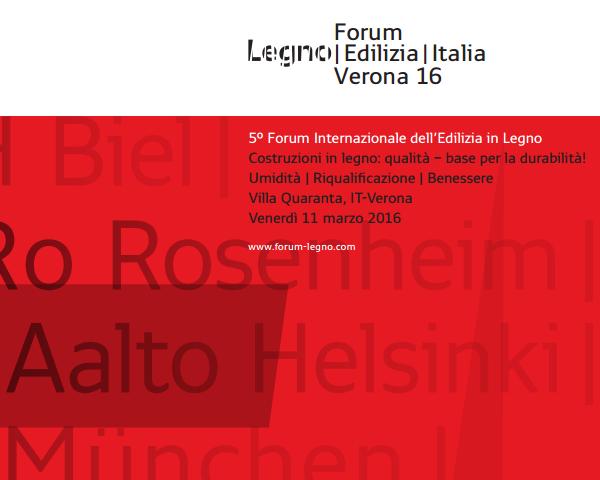 5° Forum Internazionale dell’Edilizia in Legno