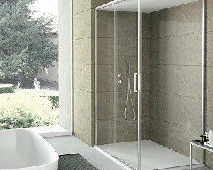 Gemini: box doccia con tetto per hammam o ambienti doccia
