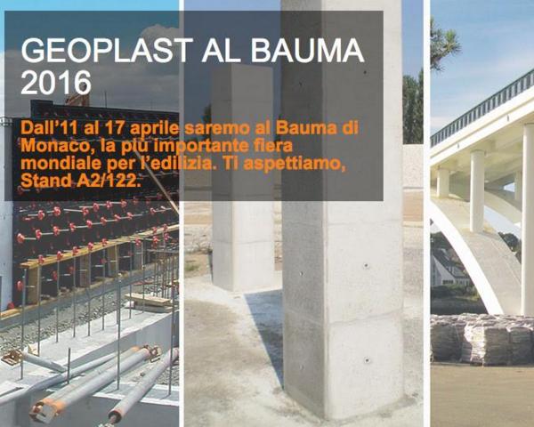 Bauma 2016, Geoplast è protagonista!