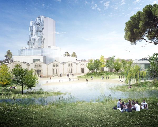 Rendering nuovo centro culturale di Arles Rendering nuovo centro culturale di Arles
