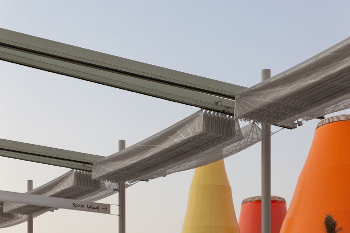 i-mesh, la copertura retrattile della promenade all'Expo Dubai 