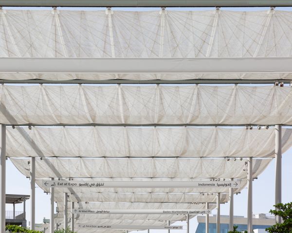 Expo Dubai, è made in Italy la nuvola traslucida e tecnologica che copre la promenade