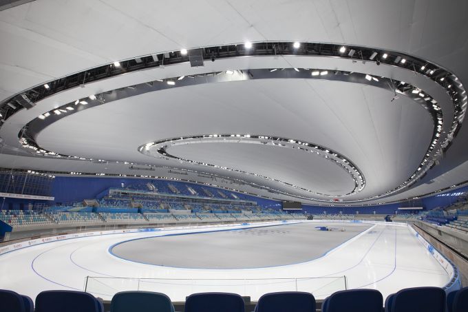 Ice Ribbon: lo stadio a forma di guscio per le olimpiadi invernali di Pechino