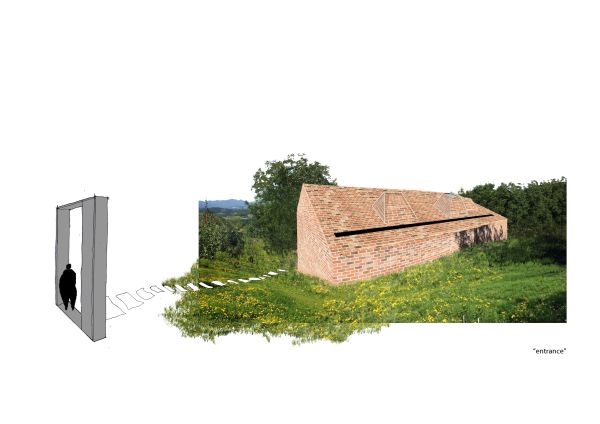 Laterizio “Terreal San Marco” utilizzato per i muri perimetrali e il tetto di una casa nelle Langhe