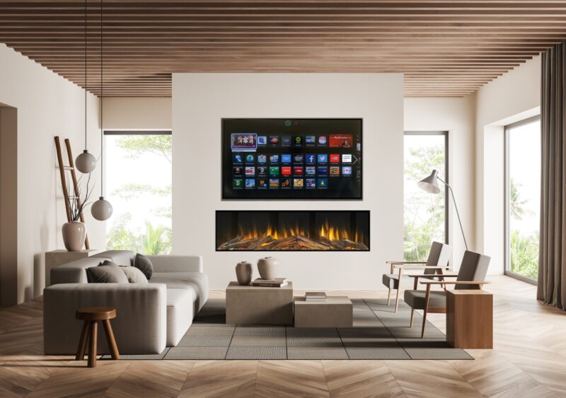 Integrare un camino elettrico in un progetto di interior design contemporaneo